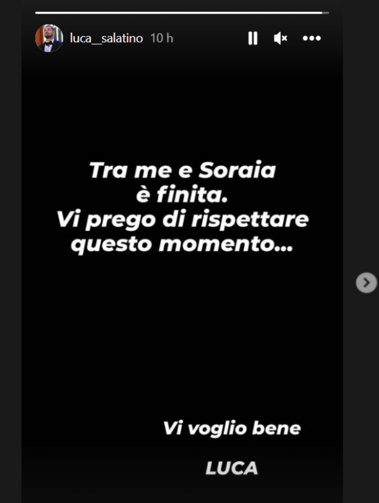 Luca Salatino storia ig